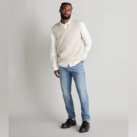 Madewell Jeans Madewell Mens Athletic Slim Dark Wash Straight Leg